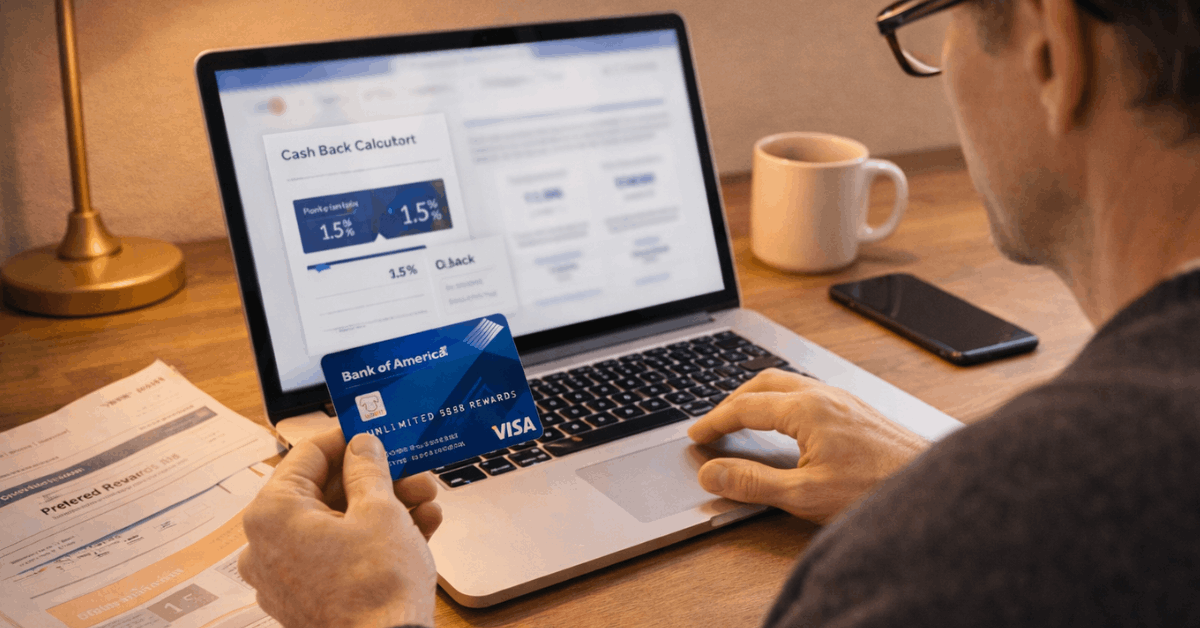 Bank of America Unlimited: estándares de puntaje de crédito y comisiones